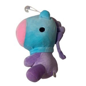 NWOT New BTS21 Line Friends Plushie "MANG" Blue-Purple Horse‎ Plushie Keychain